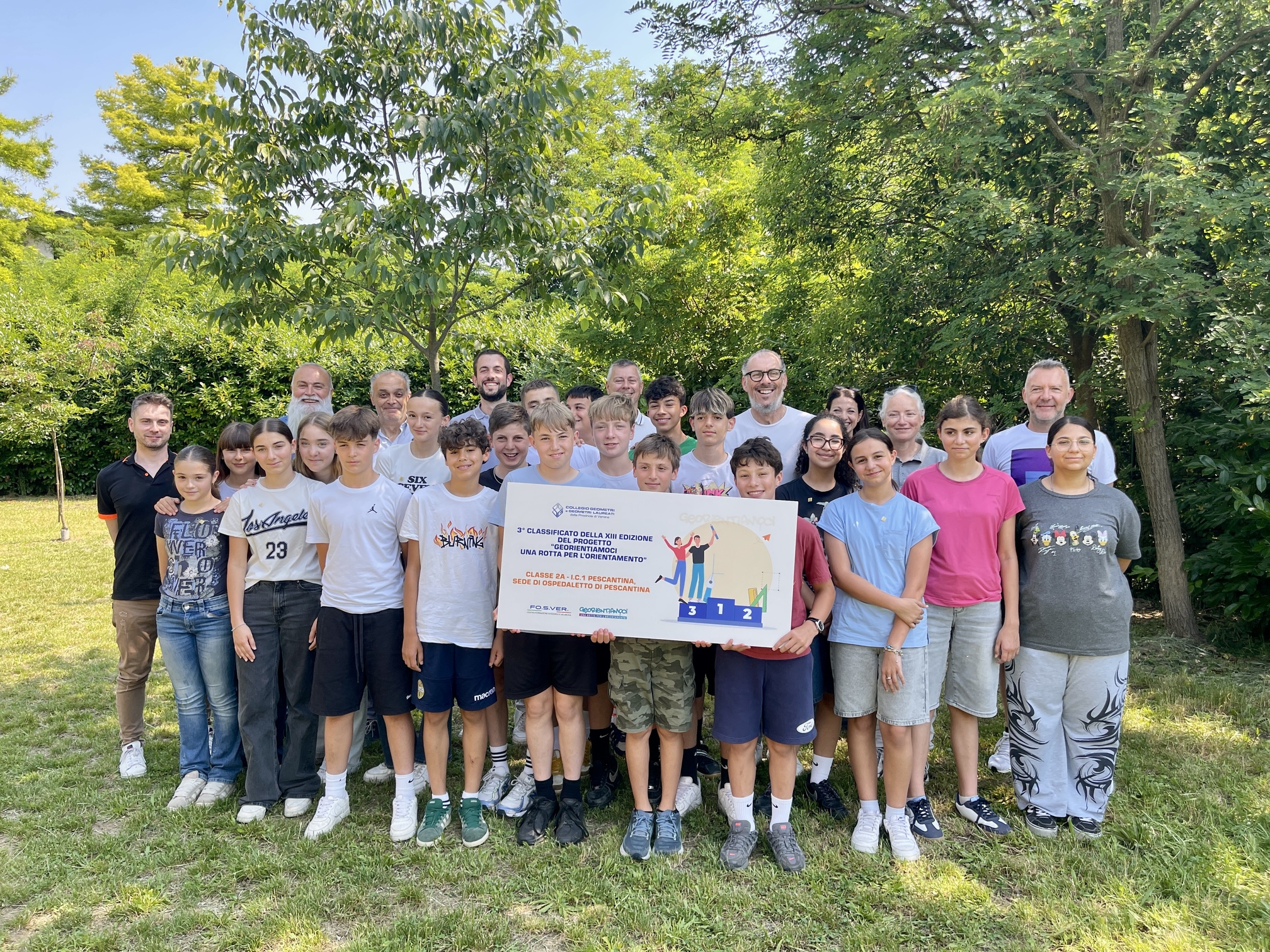 Terzo classificato, classe 2A della scuola “IC1 Pescantina”, sede di Ospedaletto di Pescantina